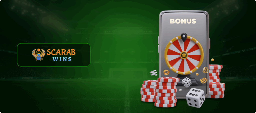 Scarab Wins Casino Bonuses Banner