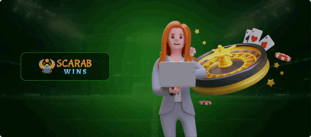 Scarab Wins Live Dealer Games Banner