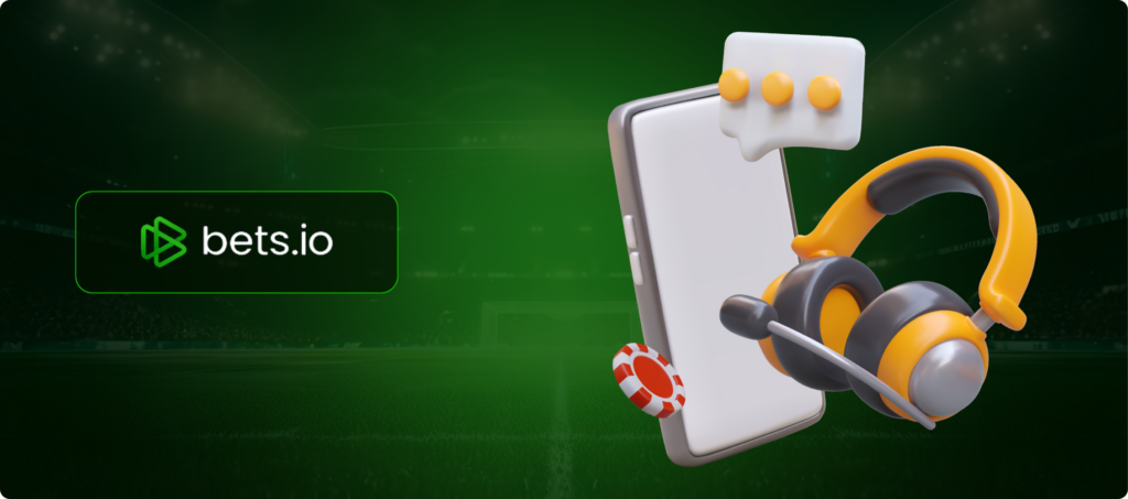 Bets.io Casino Customer Support Banner