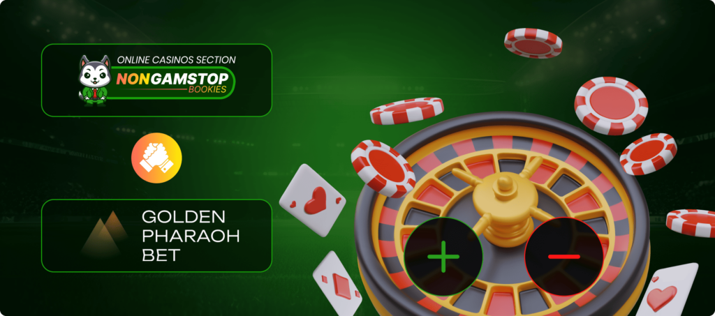 Advantages & Disadvantages Of Golden Pharaoh Casino Banner