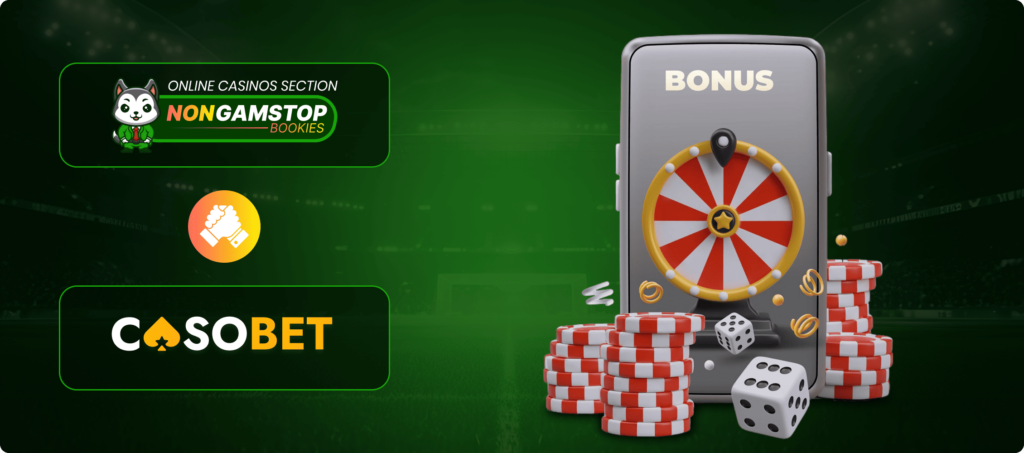 Casobet Casino Bonuses Banner